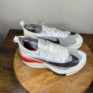 Nike Air Zoom Alphafly NEXT% White Womens Size 9 Shoes Sneakers DD8878-101